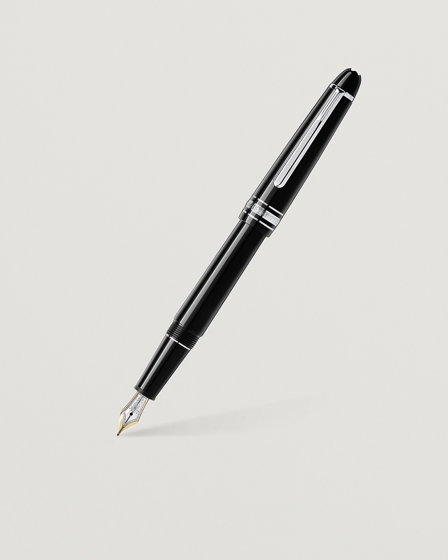 Montblanc 146 LeGrand Meisterstück M Fountain Pen Platinum Line – Schwarz