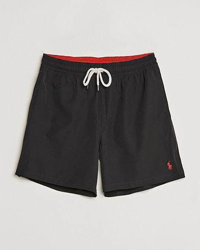 Black polo swim trunks on sale