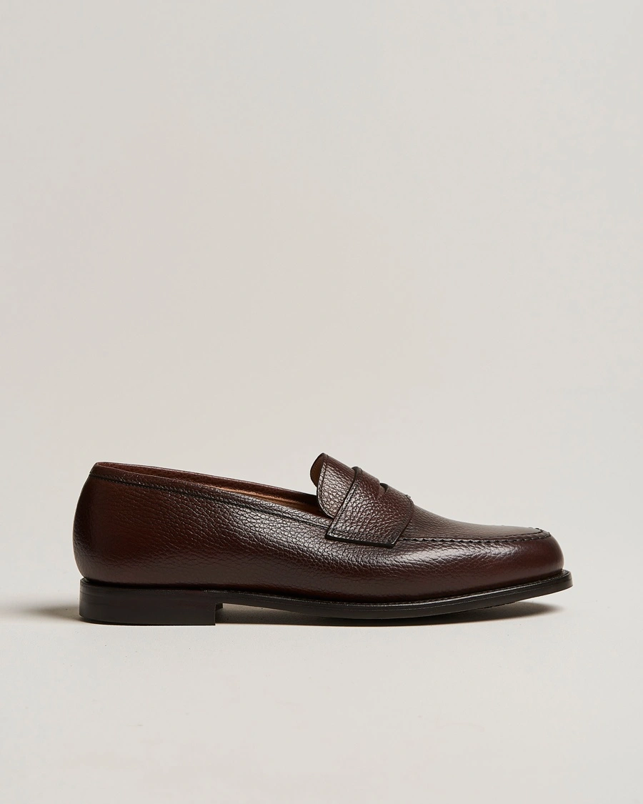Crockett & Jones Boston City Sole Dark Brown Calf – Braun