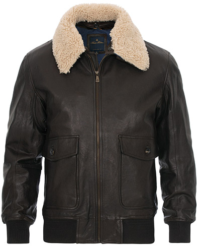 brooks brothers mens shearling coat