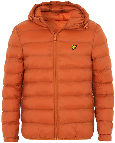 lyle and scott orange parka