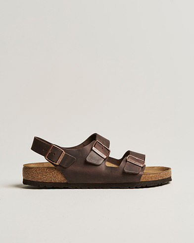 birkenstock milano habana brown oiled leather