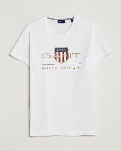 GANT Archive Shield Logo T-Shirt White bei Care of Carl