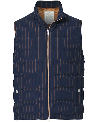 navy pinstripe vest