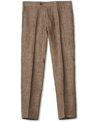  Rodney Linen Trousers Brown