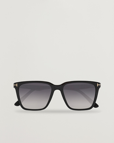  Garrett Sunglasses Shiny Black/Gradient Smoke