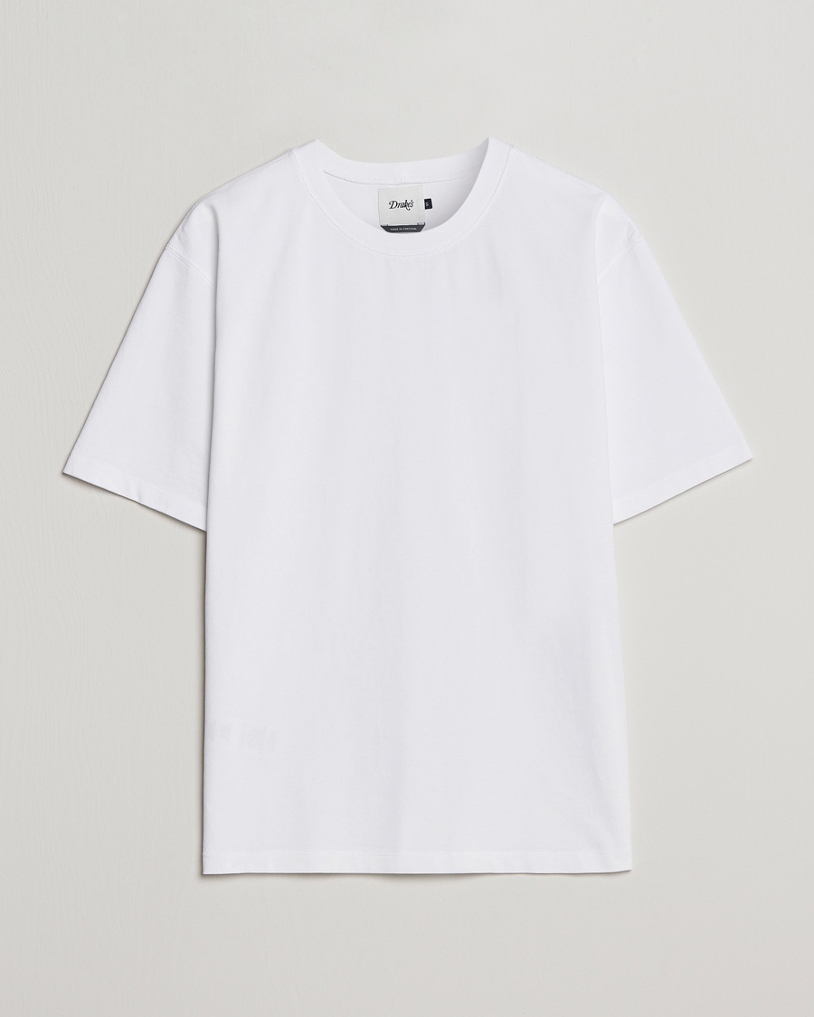 Drake's Short Sleeve Hiking T-Shirt White