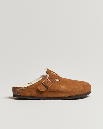 BIRKENSTOCK Boston Shearling Mink Suede bei Care of Carl