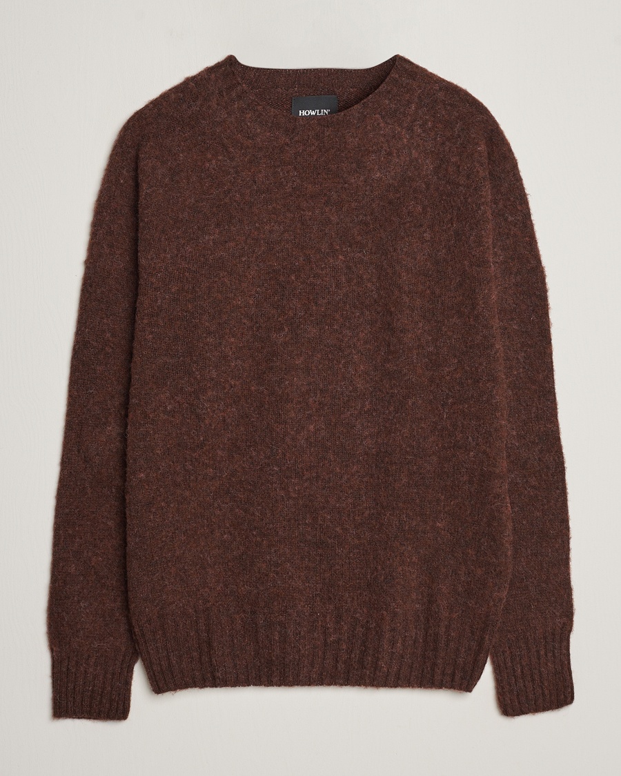 Howlin' Brushed Wool Sweater Brownish – Braun