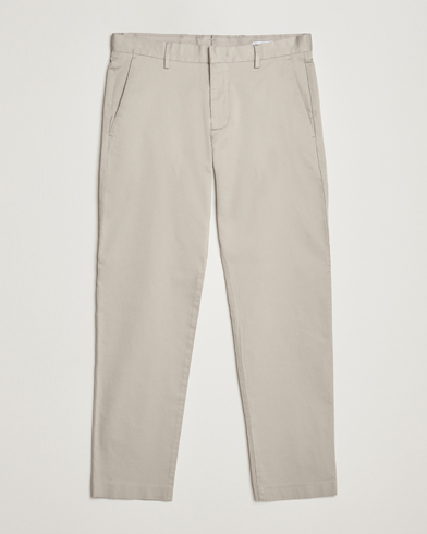  Theo Regular Fit Stretch Chinos Light Grey