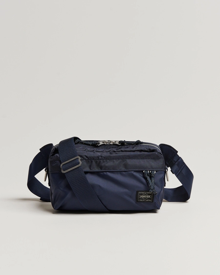 Porter-Yoshida & Co. Force Waist Bag Navy Blue – Blau
