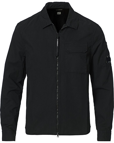 cp company black overshirt