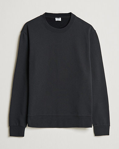 Black crew neck hoodie online