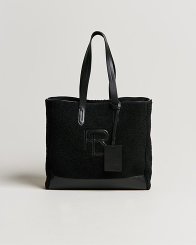 Ralph Lauren Purple Label Shearling Tote Bag Black bei Care of Carl