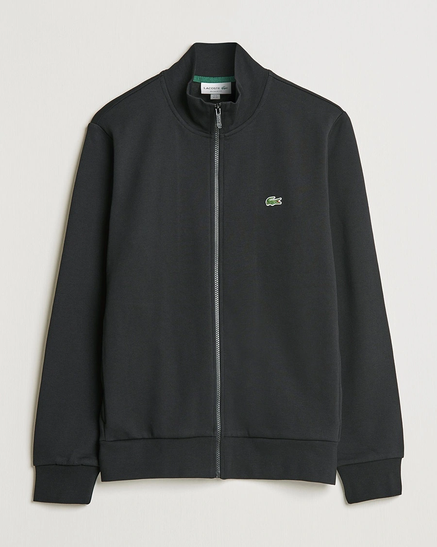 Lacoste Full Zip Sweater Black – Schwarz