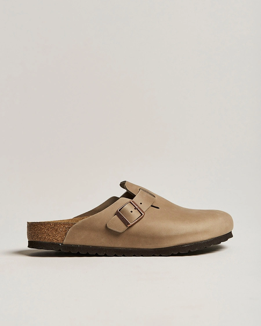 BIRKENSTOCK Boston Classic Footbed Tabacco Oiled Leather – Beige