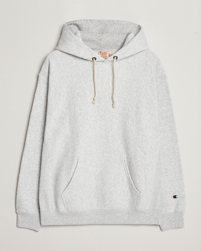 Champion Reverse Weave Soft Fleece Hoodie Grey Melange