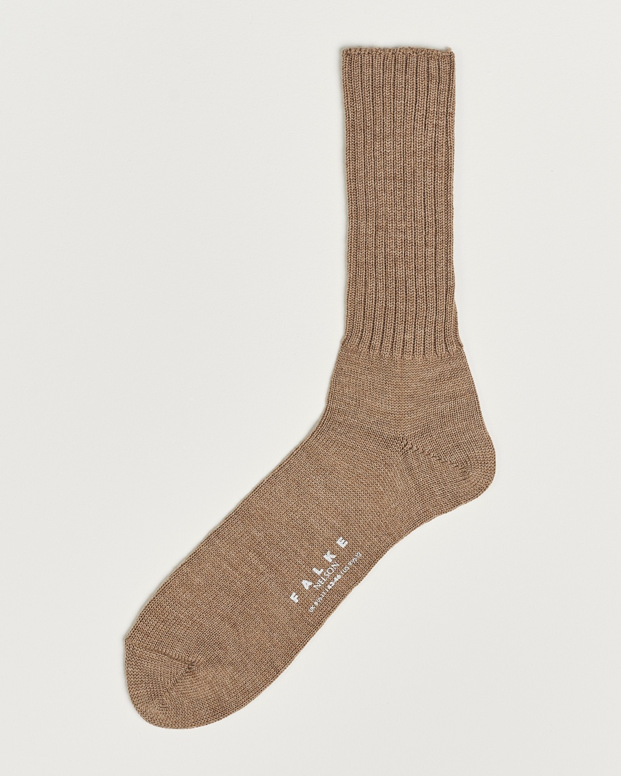 Falke Nelson Wool Boot Sock Nutmeg Melange – Braun