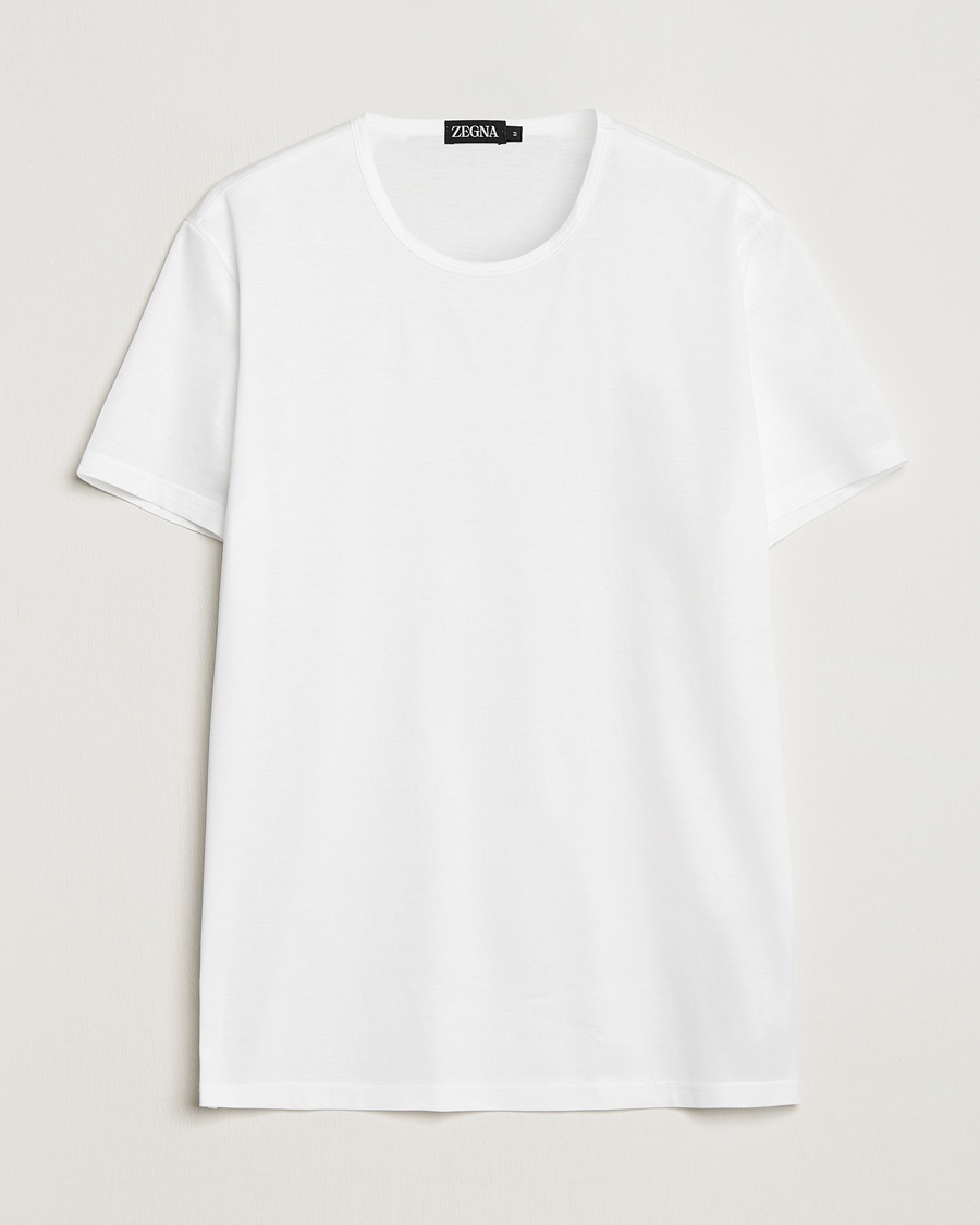  Filoscozia Pure Cotton Round Neck T-Shirt White