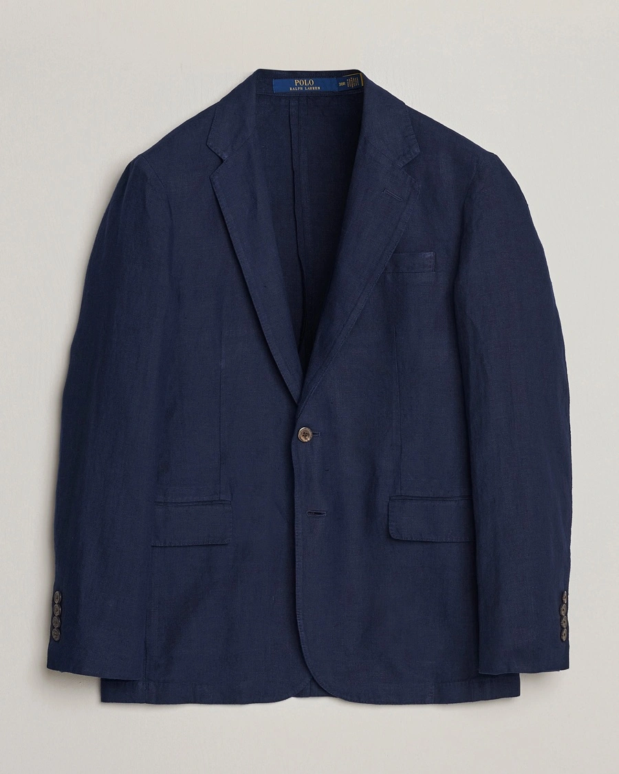 Polo Ralph Lauren Linen Sportcoat Navy – Blau