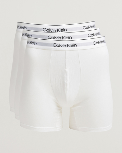 Calvin Klein Icon Cotton Stretch 3 Pack Boxer Brief White