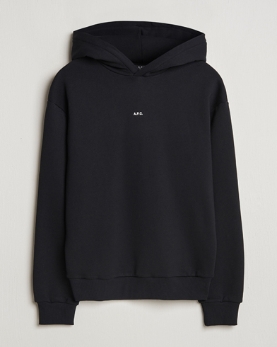 A.P.C. Boxy Micro Center Logo Hoodie Black bei Care of Carl