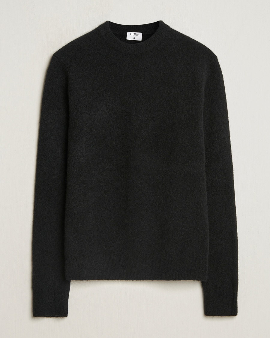 Filippa K Yak Knitted Sweater Black – Schwarz