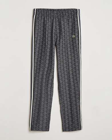 Lacoste Monogram Track Pants Black Graphite bei Care of Carl