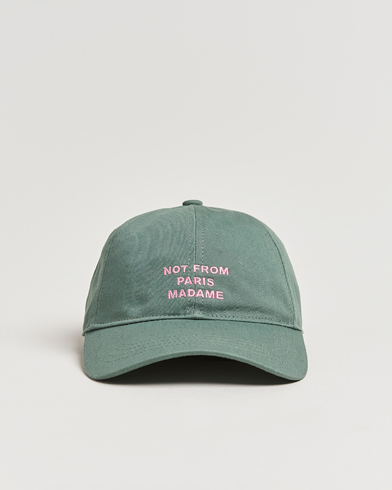  Slogan Baseball Cap Water Green