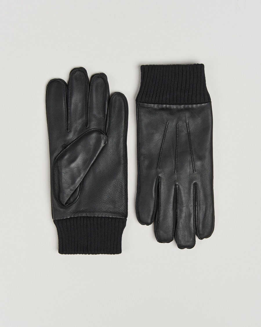 Samsøe Samsøe Hackney Leather Glove Black – Schwarz