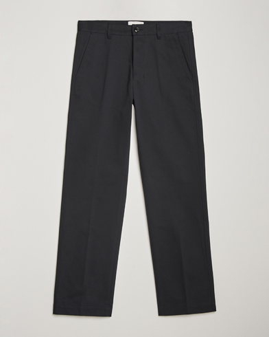  Straight Fit Chino Trousers Black