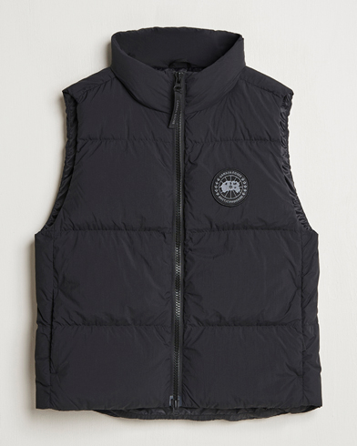 Black canada goose gilet on sale