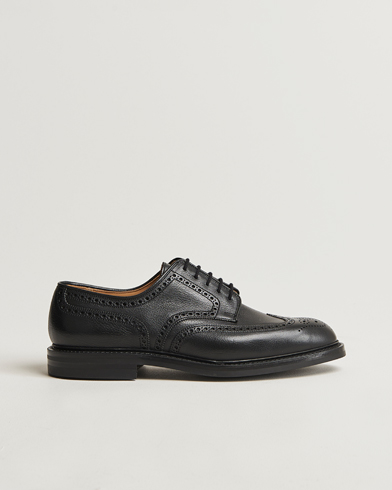 Crockett & Jones Pembroke Milled Grain Dainite Black