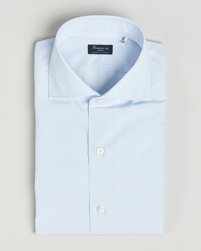  Milano Slim Fit Classic Shirt Light Blue