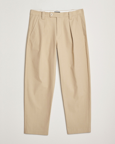  Renato Pleated Chinos Beige