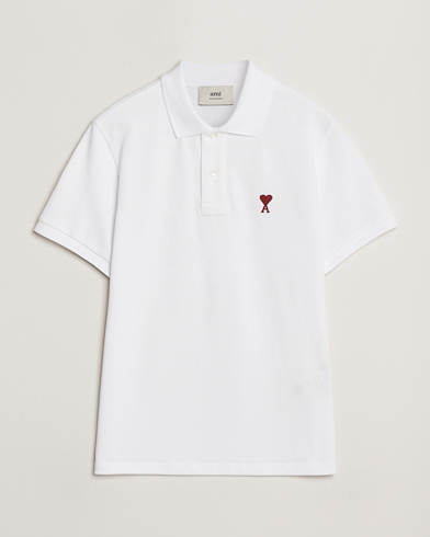  Heart Logo Polo White