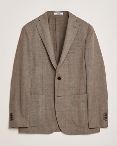  K Jacket Wool Hopsack Blazer Beige