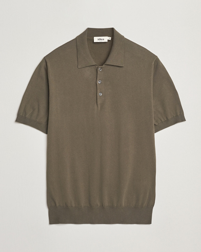  Short Sleeve Cotton Polo Military