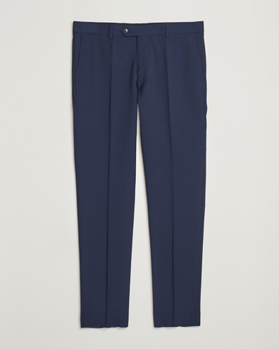  Denz Wool Blend Trousers Navy