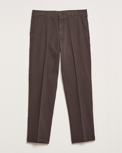  Regular Fit Cotton Chinos Brown