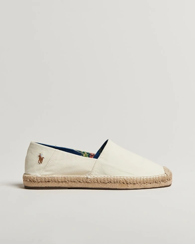  Cevio Washed Canvas Espadrilles Cream