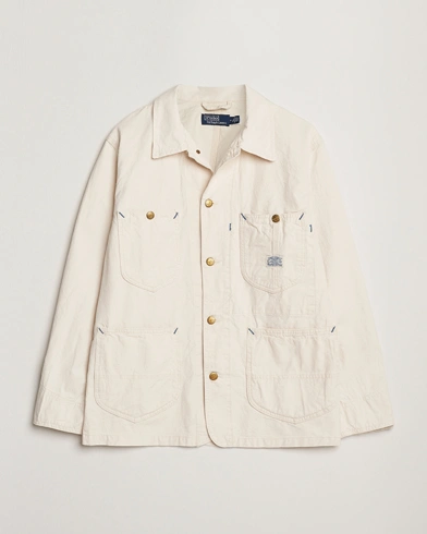  Unlined Drill Twill Shirt Jacket Barlows White