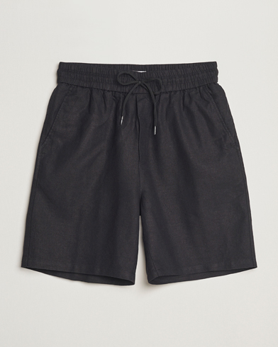  Otto Linen Shorts Black