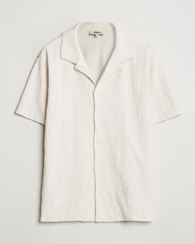  Terry Jacquard Cotton Polo Off White