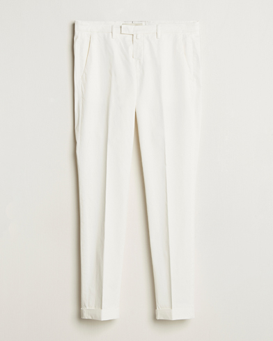  Slim Fit Cotton Chinos White