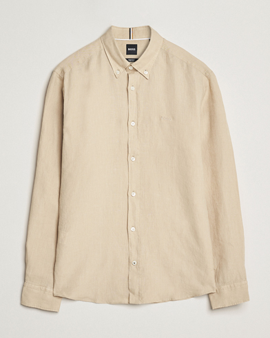  Liam Linen Shirt Light Beige