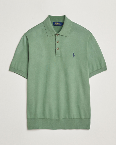 Polo Ralph Lauren Knitted Short Sleeve Polo Fatigue – Grün