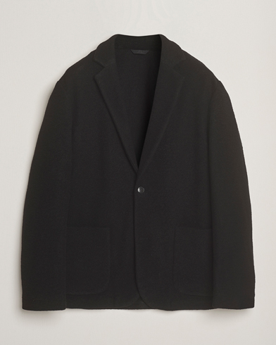 J.Lindeberg Calvon Wool Knitted Blazer Black – Schwarz