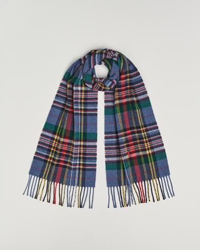 Polo Ralph Lauren Classic Wool Scarf Blue Multi – Mehrfarbig