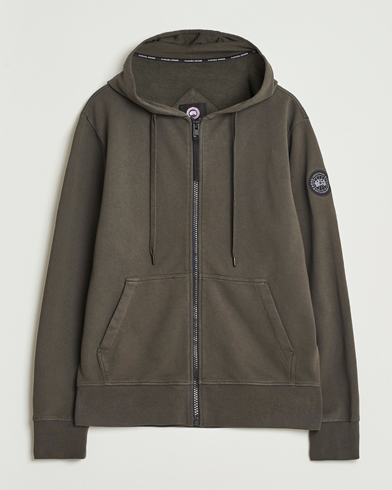 Canada Goose Black Label Huron Full Zip Hoodie Volcano – Grau